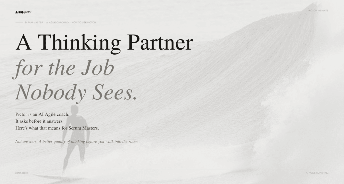 A Thinking Partner for the Job Nobody Sees